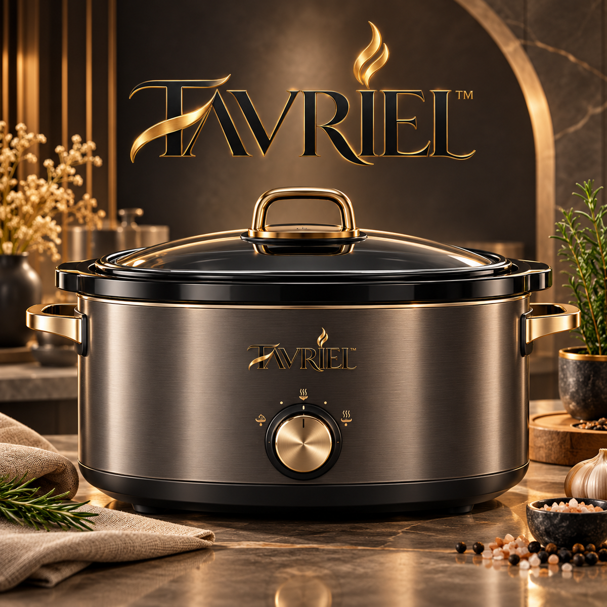 TAVRIEL™ Grand Velvet 10-Quart Slow Cooker
